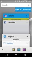 Ekran blokady, menu, edycja menu, folder, multitasking