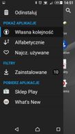 Powiadomienia, skróty i ich edycja, zasobnik aplikacji i jego menu