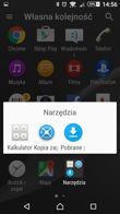 Ekran blokady, menu, edycja menu, folder, multitasking
