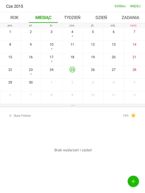 Galaxy Apps, galeria, kalendarz