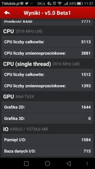 Wyniki benchmarków