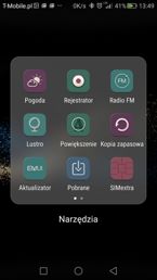 Ekran blokady, pulpit, folder, edycja