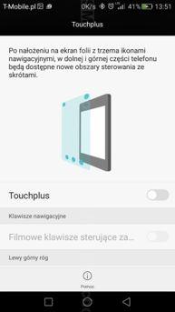 Sterowanie, obsługa jedną ręką