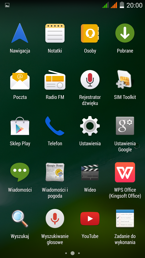 Pamięć i menu aplikacji