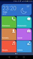 Menu trybu uproszczonego i oszczędzania energii