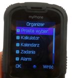 Interfejs myPhone Hammer 2