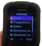 Interfejs myPhone Hammer 2