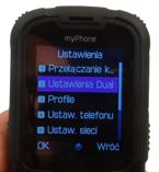Interfejs myPhone Hammer 2