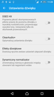 Ustawienia i efekty dźwięków
