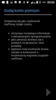 Ustawienia, pamięć, OTA, myPhone Premium, multitasking