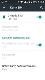Dialer, kontakty, DualSIM