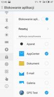 Zarządzanie uprawnieniami aplikacji, blokowanie aplikacji, tryb gościa