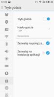 Zarządzanie uprawnieniami aplikacji, blokowanie aplikacji, tryb gościa