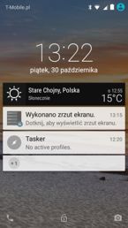 Ekran  blokady, pulpit, jego edycja i ust. głośności