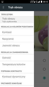 Ustawienia obrazu Ustawienia obrazu