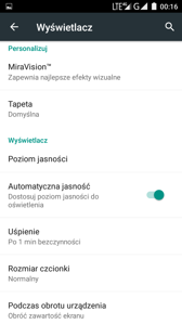 Ustawienia obrazu Ustawienia obrazu