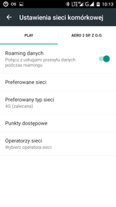 Opcje łączności Opcje łączności