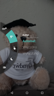 Menu aparatu przedniego