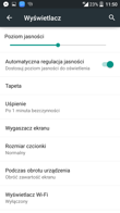 Ustawienia, gesty i blokada ekranu