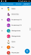 Połączenia głosowe i kontakty