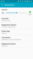 Opcje i efekty ekranu oraz gesty