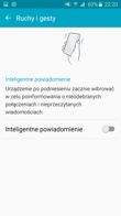 Opcje i efekty ekranu oraz gesty
