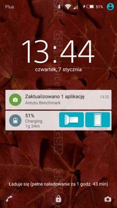 Ekran blokady, zasobnik, jego edycja, folder