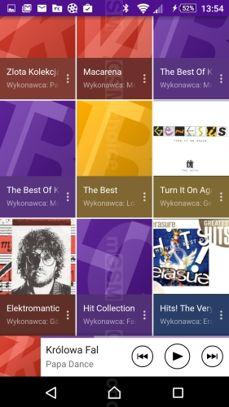 Aplikacje Sony i muzyka