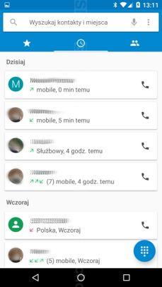 Aplikacja telefonu