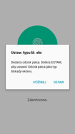 Zaawansowane opcje blokady ekranu
