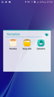 Menu aplikacji