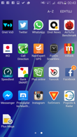Menu Samsunga A5 2016 w klasycznym, standardowym układzie