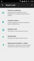 Ustawienia, SmartLock, Gesty i Przyciski
