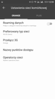Opcje menu związane z dual-SIM