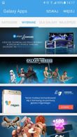 Muzyka, menedżer, S-Health, Galaxy Apps
