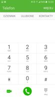 Dialer, SMS, edycja pulpitu