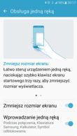 Obsługa jedną ręką
