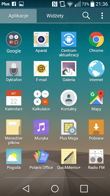 Menu telefonu