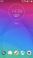 Menu telefonu