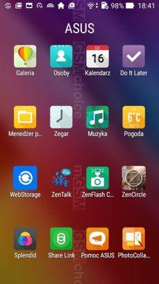 Aplikacje ASUS'a, menedżer urządzenia Aplikacje ASUS'a, menedżer urządzenia