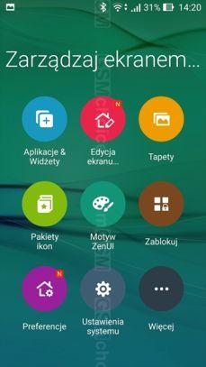 Opcje personalizacji interfejsu Opcje personalizacji interfejsu