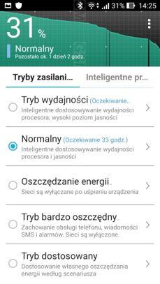 Tryb jednej ręki, gesty, pamięć, ustawienia, energia Tryb jednej ręki, gesty, pamięć, ustawienia, energia